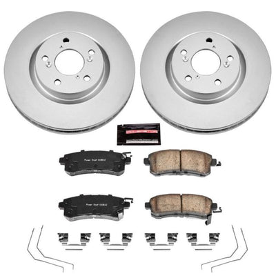 Power Stop 11-14 Honda Odyssey Front & Rear Z17 Evolution Geomet Coated Brake Kit