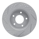 R1 92-05 Buick Riviera Rear Right Drilled & Slotted Geo-Carbon Rotor