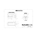 Baer Brakes GM/Ford 1in Bore Remaster 2-Bolt Master Cylinder Kit - Black