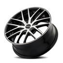 Touren 3260 TR60 17x7.5 / 5x108/114.3 BP / 42mm Offset / 72.62mm Hub Gloss Black Machined Wheel
