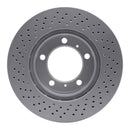 DFC 05-08 Porsche Boxster Right Front Drilled GeoSPEC Coated Rotor