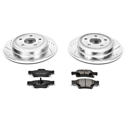 Power Stop 17-19 Jeep Grand Cherokee Front & Rear Z23 Evolution Sport Brake Kit