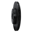 R1 16-23 Mercedes-Benz GLC350e Rear Right Drilled & Slotted Black Brake Rotor