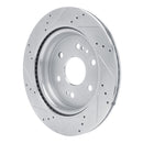 R1 19-25 Cadillac Escalade ESV Front & Rear Drilled & Slotted Silver Brake Rotor Set