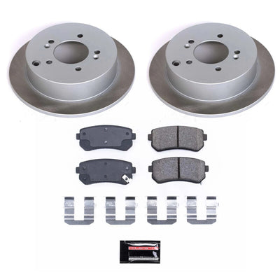 Power Stop 10-15 Hyundai Tucson Front and Rear Semi-Coated Rotor Kit