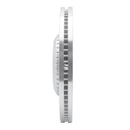 R1 20-25 Jaguar E-Pace Front Left Drilled & Slotted Silver Brake Rotor