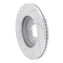 R1 03-05 Lincoln AVIATOR Front Right Drilled & Slotted Silver Brake Rotor