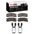 DFC 98-98 Mitsubishi Galant Front & Rear Geospec Rotors with 5000 Advanced Brake Pads w/Hardware