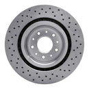 DFC 00-06 Jaguar XKR Front Drilled Brake Rotor