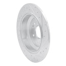 R1 10-15 Honda Accord Crosstour Front & Rear Drilled & Slotted Silver Brake Rotor Set