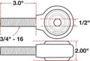 SPC Performance xAxis Rod End Ball Joint