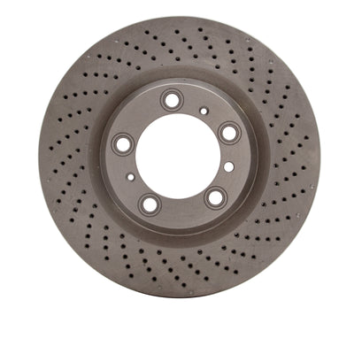 DFC 07-13 Porsche 911 Right Rear Drilled Brake Rotor