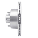 R1 70-72 Dodge CHALLENGER Front Right Drilled & Slotted Silver Brake Rotor