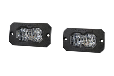 Diode Dynamics C2 2.0 Pro White Flood Flush RBL (Pair)