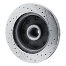 R1 73-77 Dodge B300 Van (71-74) / B300 (75-80) Front Left Drilled & Slotted Silver Brake Rotor