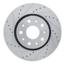 R1 18-24 Jeep Gladiator Front Drilled & Slotted Silver Brake Rotor Set