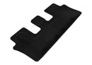 3D MAXpider 2014-2015 Kia Sorento 7-Seats Kagu 1st & 2nd & 3rd Row Floormats - Black