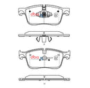 DBA 20-22 Jaguar F-Pace (w/350mm Front Rotor) Front SSEV Street Series Brake Pads