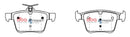 DBA 2018 Audi Q2 Street Series Front Brake Pads