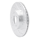 R1 03-07 Honda Accord Front & Rear Drilled & Slotted Silver Brake Rotor Set