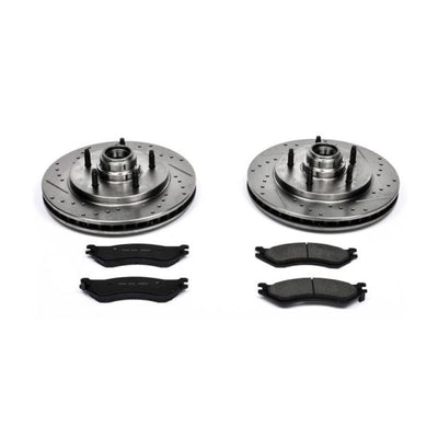 Power Stop 97-00 Ford Expedition Front & Rear Z23 Evolution Sport Brake Kit w/Calipers