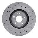DFC 14-20 Infiniti QX30 Front Drilled Brake Rotor