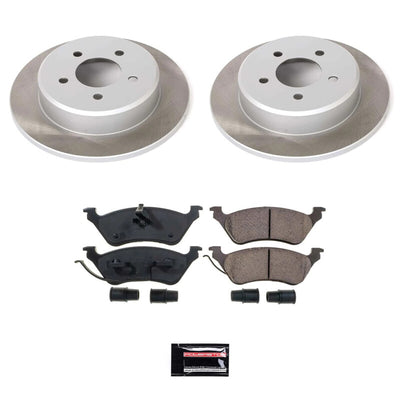 Power Stop 01-07 Chrysler Town & Country Front and Rear Semi-Coated Rotor Kit