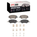 DFC 22-23 Peugeot 8 (Mexico) Front 3000 Ceramic Brake Pads and Hardware Kit