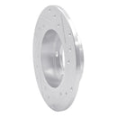 R1 97-00 Audi A8 Front & Rear Drilled & Slotted Silver Brake Rotor Set