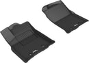 3D MAXpider 2018-2020 Toyota Tacoma Access Cab Kagu 1st & 2nd Row Floormats - Black