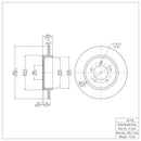 DFC GeoSPEC Coated Rotors - Plain