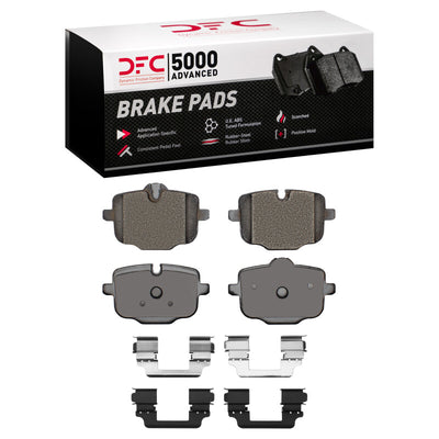 DFC 20-25 BMW X3 Rear 5000 Advanced Low Metallic Brake Pads and Hardware Kit
