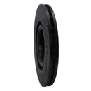 R1 06-13 Audi S3 (Mexico) Front Right Drilled & Slotted Black Brake Rotor