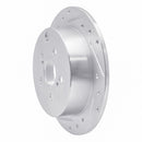 R1 00-10 Pontiac Vibe Front & Rear Drilled & Slotted Silver Brake Rotor Set