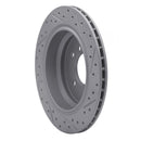 R1 96-03 BMW 525I (USA/Canada) Rear Left Drilled & Slotted Geo-Carbon Rotor