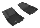 3D MAXpider 2016-2019 Chevrolet Volt Kagu 1st & 2nd Row Floormats - Black