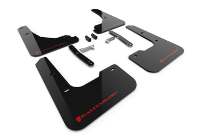 Rally Armor 24-26 Hyundai Elantra Black Mud Flap Red Logo