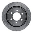 R1 15-17 Ford F-150 Front & Rear Drilled & Slotted Silver Brake Rotor Set