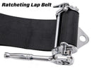 PRP 5.2 Cam-Lock Harness w/ Ratchet Lap Belt - Black