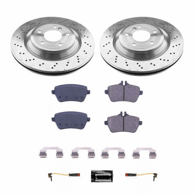 Power Stop 19-20 Mercedes-Benz SL550 Front & Rear Autospecialty Brake Kit
