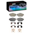 DFC 97-98 Volvo V90 Front & Rear Rotors w/4000 HybriDynamic Brake Pads w/Hardware