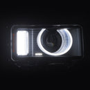 AlphaRex 24-26 Toyota LC Heritage LUXX LED Proj Headlight Blk w/Activ Light/Seq Signal/Switchback
