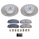 Power Stop 18-22 Jeep Wrangler Front and Rear Semi-Coated Rotor Kit