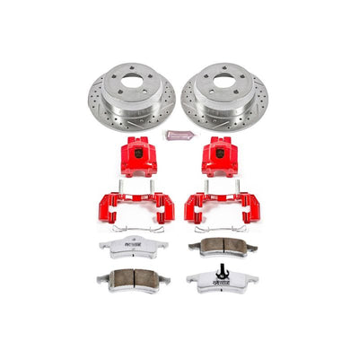 Power Stop 99-02 Jeep Grand Cherokee Front & Rear Z26 Street Warrior Brake Kit w/Calipers