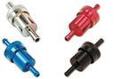 Russell Performance Red Street Fuel Filter (3in Length 1-1/8in diameter 5/16in inlet/outlet)