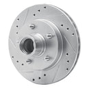 R1 79-81 Buick Century Front Left Drilled & Slotted Silver Brake Rotor