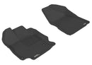 3D MAXpider 2009-2011 Toyota Venza Kagu 1st & 2nd Row Floormats - Black