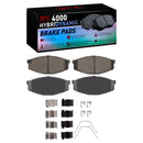 DFC 84-95 Toyota Pickup Front Geospec Rotors w/4000 HybriDynamic Brake Pads w/Hardware
