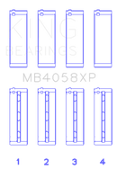 King Engine Bearings Nissan VQ35DE Performance Main Bearing Set - Size STD