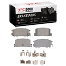 DFC 00-05 Toyota MR2 Spyder Rear Drill/Slot Geoperf Rotors 5000 Advanced Brake Pads w/Hardware